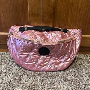 BRAND NEW Joy Mangano Pastel Pink Quilted Fanny Pack
